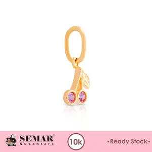 Liontin Emas Small Cherry Bliss Gold 10K Semar Nusantara