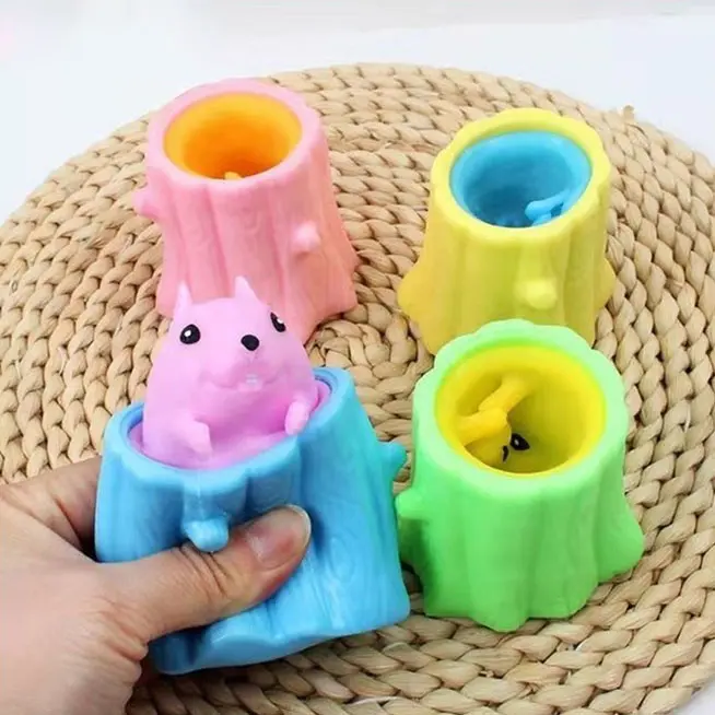 Mainan Squishy Tupai Karet / POP UP Tupai Karet Silikon Squeeze MAINAN Toy Toys Toys 3