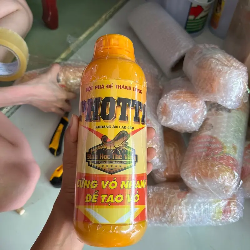 Photta 1 lít  - Khoáng trộn cho tôn kích thích tôm lột đều cứng vỏ nhanh dễ tạo vỏ 3