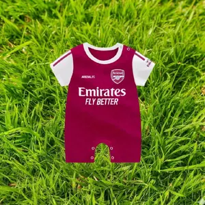 Baju bola anak Arsenal Romper bodysuit Anak Bayi new born Usia 0-12bln