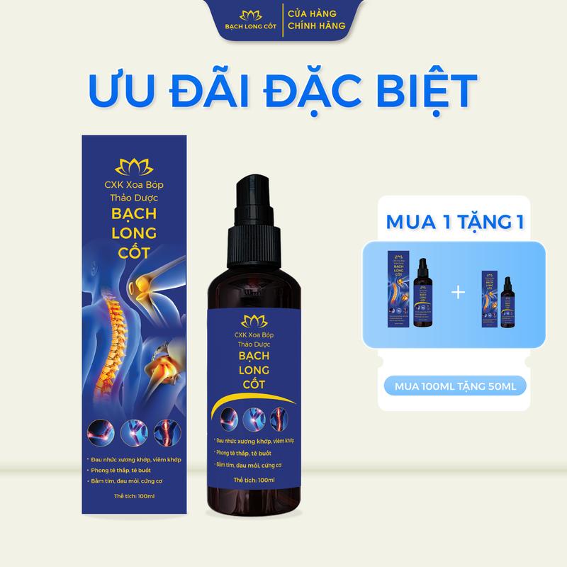 CXK Xoa Bóp Thảo Dược Bạch Long Cốt - Hỗ trợ giảm đau nhức xương khớp