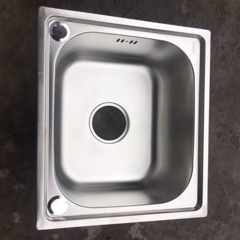 ￼[GIÁ XƯỞNG] Chậu rửa bát 1 hố kích thước 37*42cm.tặng bộ xả 2