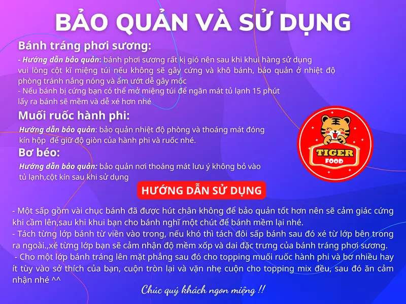 Bánh tráng phơi sương + Bơ béo + Muối tôm hành phi - TIGER FOOD - Tổng trọng lượng COMBO 1KG SIÊU NGON ăn đã cái nư banh  trang 6