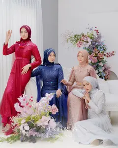 NAUMI DRESS Kondangan Mermaid / Sayap Lepas pasang / Dress Prewedding / Dress Lamaran by Dwiwarna
