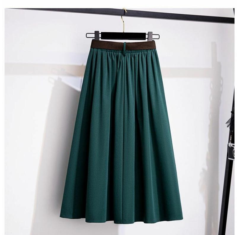 Product Introduction of Váy Mùa Hè, Cỡ Cực Lớn (150,00kg), Dành Cho Bé Gái Và Phụ Nữ, Phong Cách Trẻ Trung, Cạp Cao, Thiết Kế Chữ A, Che Gấu, Bộ Sưu Tập Mới, Váy Ô, Thích Hợp Cho Phụ Nữ 9