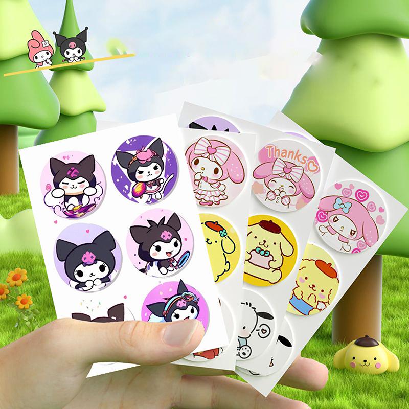 Product Introduction of 36Pcs Sanrio Kuromi Cinnamoroll My Melody Anti-Mosquito Stickers Screen Patch Stickers Anti Mosquito Clothing Hat Decoration 40