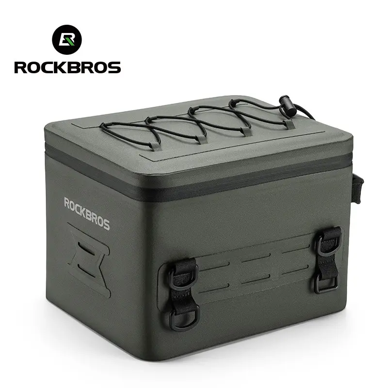 ROCKBROS Motorcycle Rear Seat Bag Waterproof Motorcycle Saddle Bag Trunk Travel Luggage Bag Large Capacity Box 13L