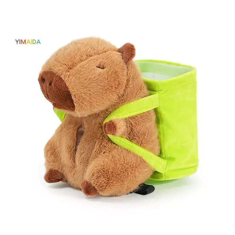 Gấu bông capybara kềm thùng rác mini YIMAIDA 0