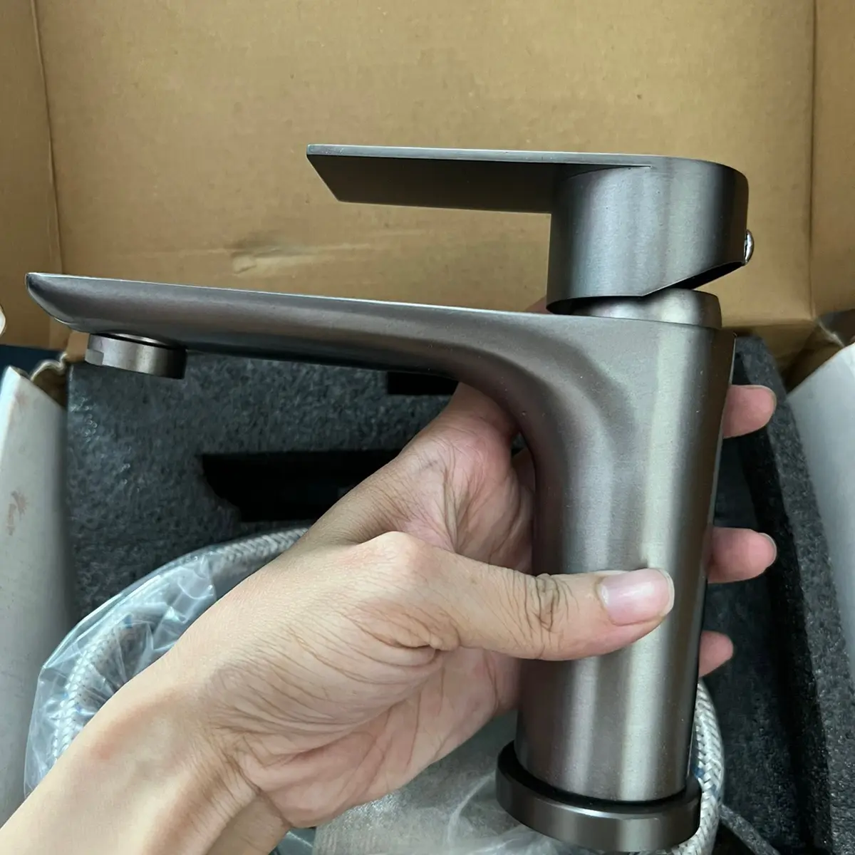 Vòi labo nóng lạnh inox 304 phủ Nano cao cấp