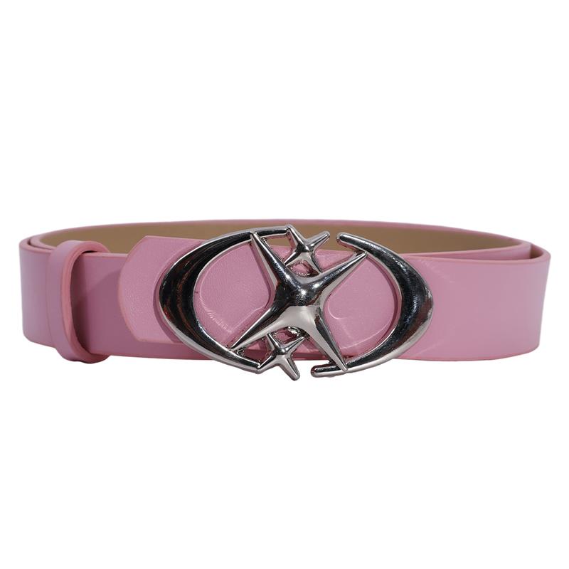 Product Introduction of Tali Pinggang Gesper Bintang Punk Vintaj, Rekaan Y2K Silang, Tali Pinggang Seluar Lelaki dan Wanita, Tali Pinggang Hiasan Fesyen Ringkas, 1pc 15