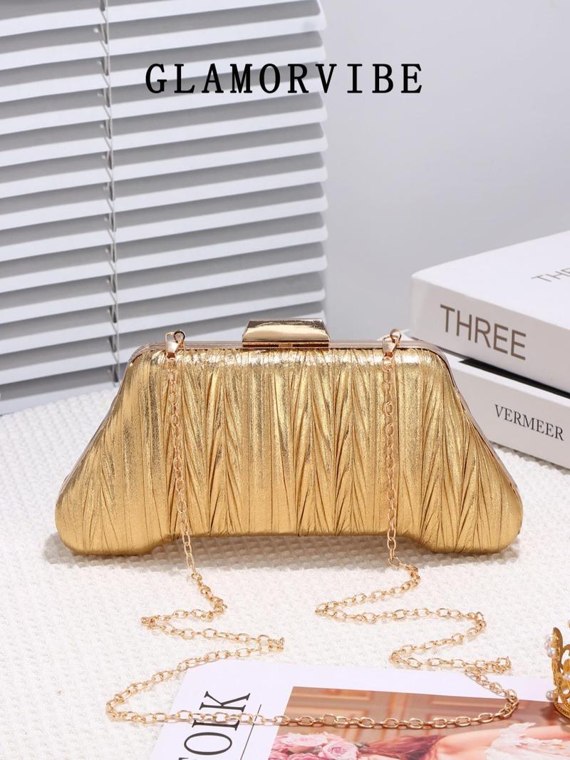 Product Introduction of Women's Elegant Glittering Evening Bag, Exquisite Trendy Clutch Bag, Fashionable Bag for Party Decoration 6