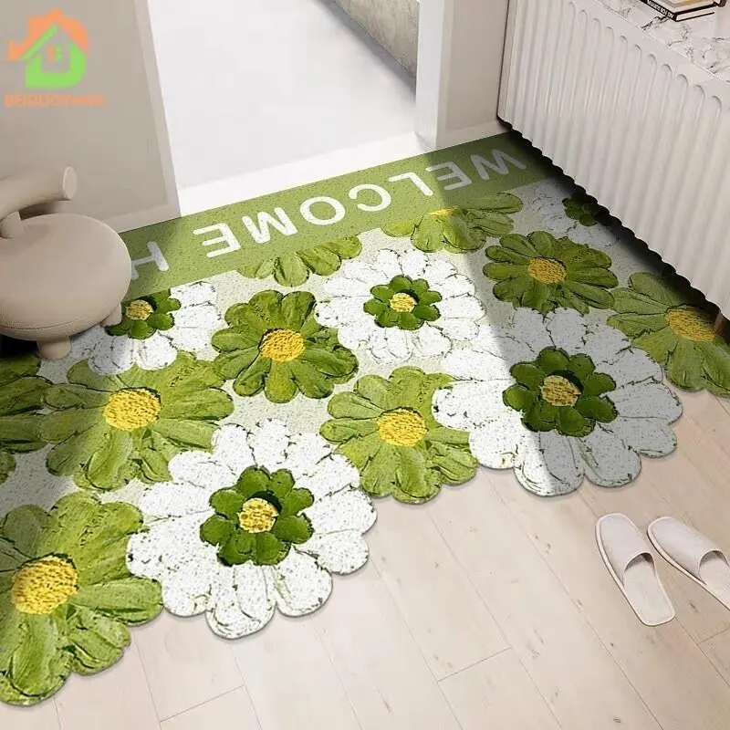 Thảm cửa chống trượt, gia dụng hoa Beiduoya, đáy giặt bằng nước, đáy TPR 0