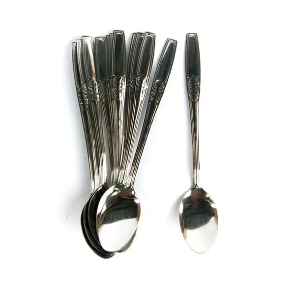 SENDOK TEH SENDOK KOPI STAINLESS STELL 1 LUSIN SENDOK ES MURAH 3