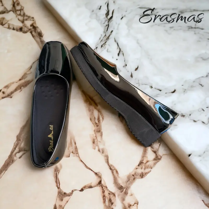 Erasmas B4 hak 3cm - Sepatu Kantor Wanita Sepatu Dinas Wanita Sepatu Kerja Wanita Sepatu Wedges Wanita Sepatu Persit Sepatu Bhayangkari 3