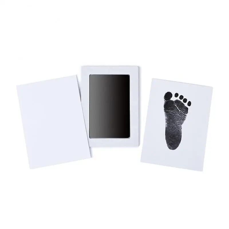 Baby Footprints Handprint Ink Pads Safe Non-toxic Ink Pads Kits for Baby Shower Baby Paw Print Pad Foot Print Pad Inkless