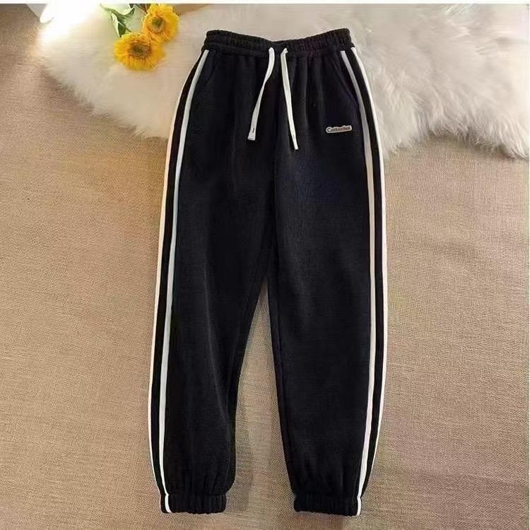 Quần jogger phối viền chất vải len tăm Thoải mái Catteelus Sport 3