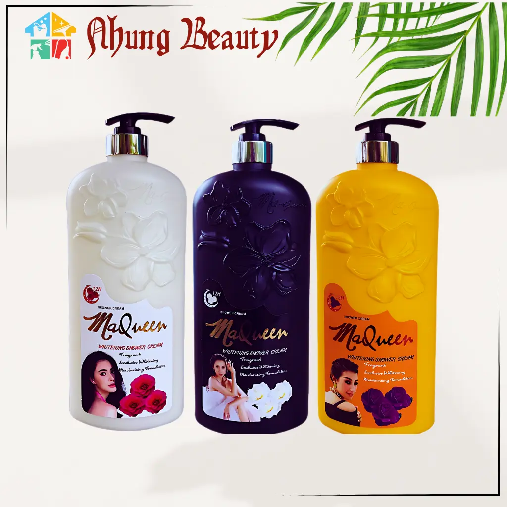 (com bo 03)Sữa Tắm Maqueen Thái Lan 1200ml | Sữa Tắm Hương Nước Hoa Hồng .! Dưỡng Body Women
