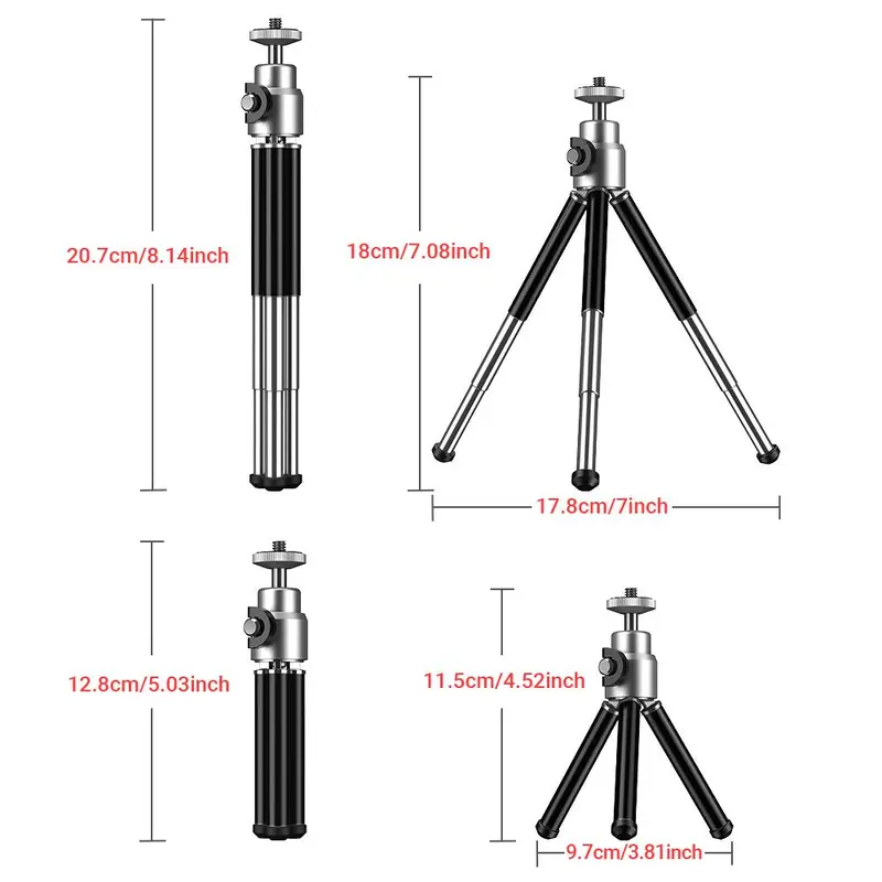 18X Magnification Mobile Phone Telescope Lens, Mobile Phone Zoom Lens With Tripod & Phone Clip & Cloth & Storage Bag & Lens Cover, Phone Accessories For Long Distance Shooting 2