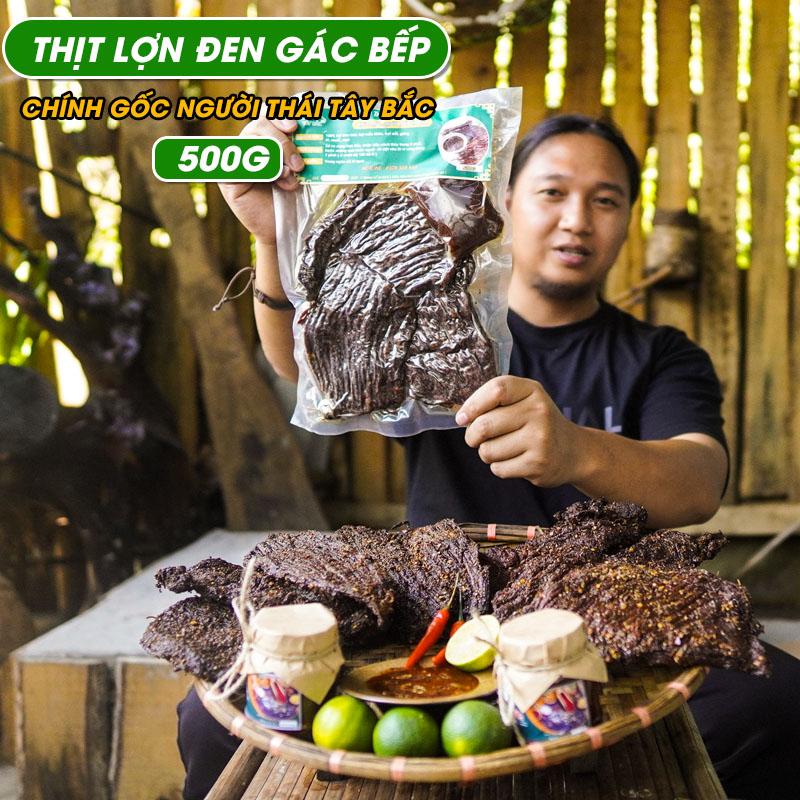 Gói 500G Thịt Lợn Gác Bếp ( Khô Heo Gác Bếp ) | TÂY BẮC TV