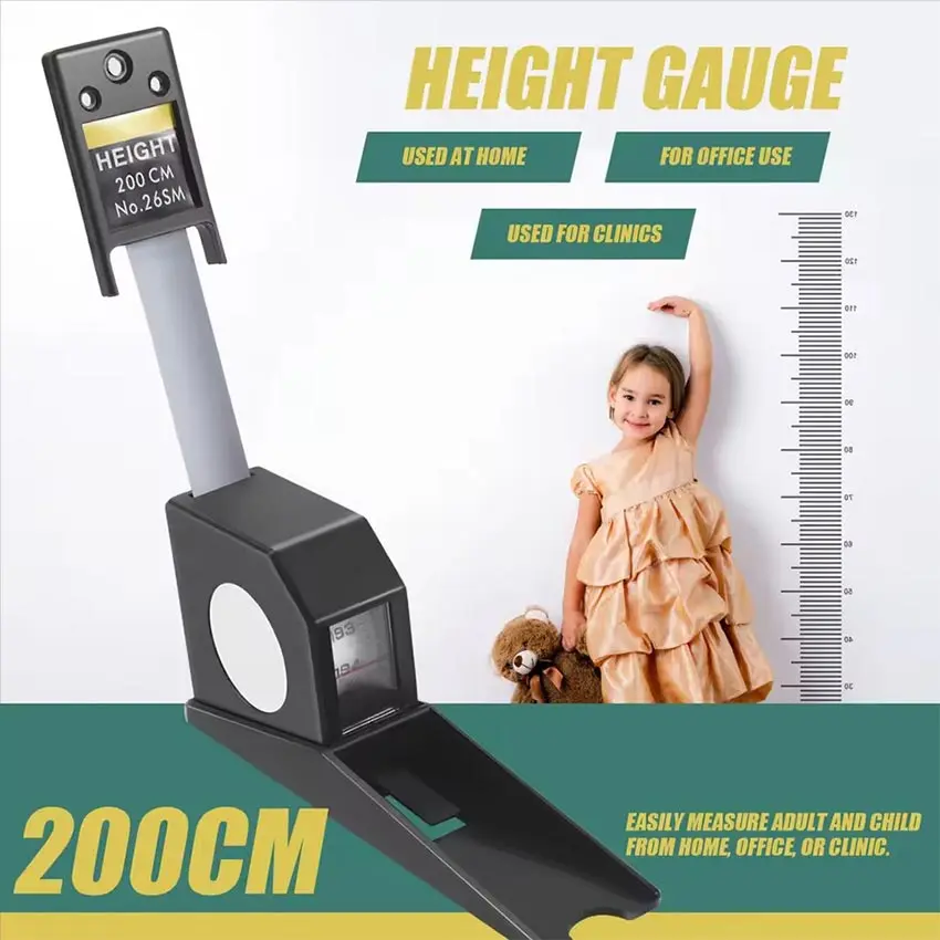 2.2M Stature Meter Microtoise Meteran Pengukur Tinggi Badan Alat Ukur Tinggi Badan Portable Tape Measure Height Posyandu Puskesmas Klinik Rumah Sakit Murah