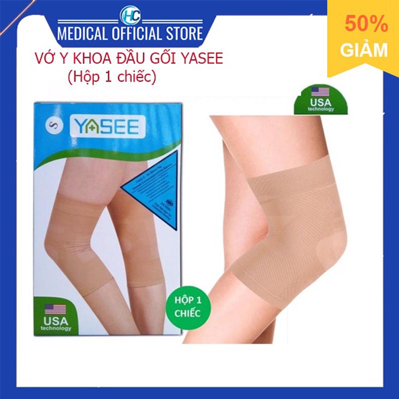 Vớ Y Khoa Đầu Gối Yasee (Màu Da, Hộp 1 Chiếc), tất suy giãn tĩnh mạch