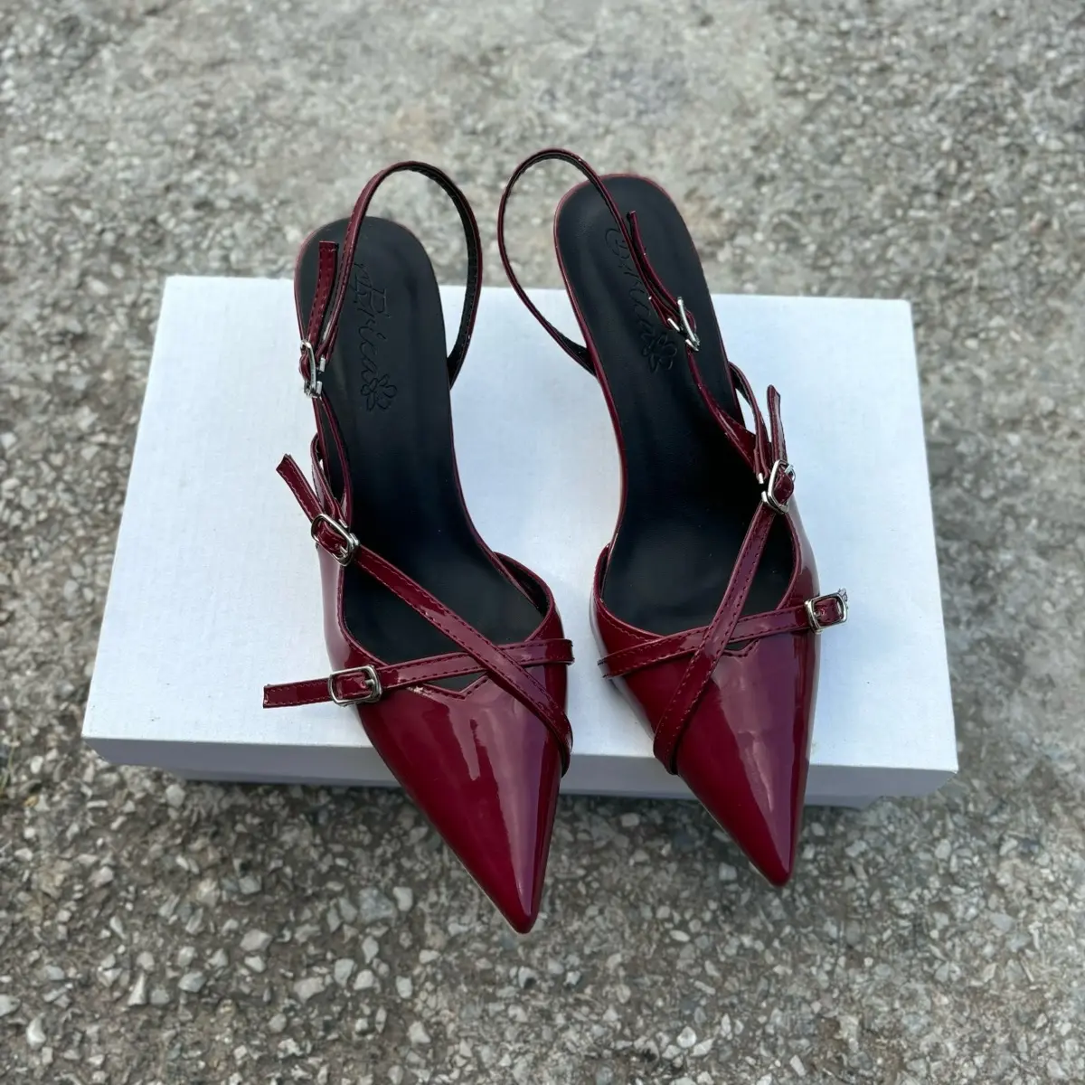 Giày cao gót 7cm bít mũi mã TH127 GOT XINH SHOES bít mũi hở gót dây đá trang trí ,phù hợp Đi Làm Đi Chơi đi Tiệc sang trọng GOT XINH SHOES mã TH127 DéP Nữ giày  sandal