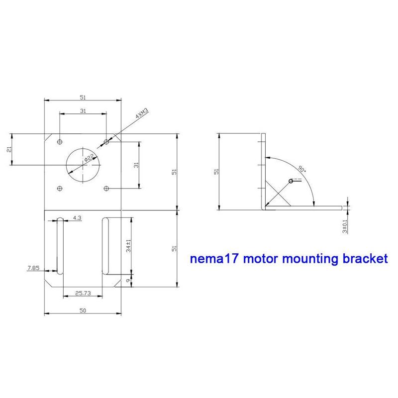 TB6600 4A 9-42V Stepper Motor Driver CNC Controller with Stepper Motor Nema 17 Bipolar 1.7A 40N.Cm Holding Torque and Motor Mounting Bracket for 3D Printer Hobby CNC Router XYZ 6