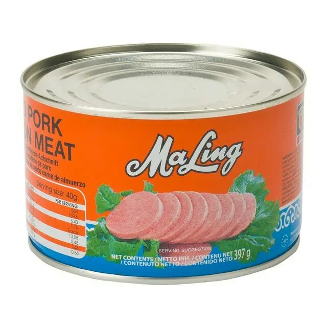 Ma Ling TTS Luncheon Pork Meat 397gram / Daging Ham Babi Maling NON HALAL Food Foods 1