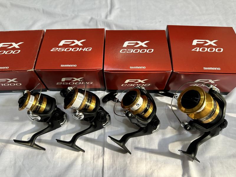 Máy câu cá-Đứng-Spinning- shimano Fx 4000 C3000 2500 1000 . Bắt Cá Fishing Đi Câu