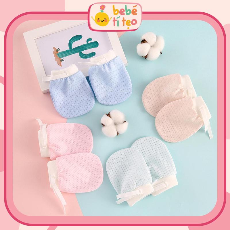 Bao Tay Cho Bé, Găng Tay Sơ Sinh Vải Lưới Thoáng Khí Mềm Mại BAO07 Bebé Tí Tẹo