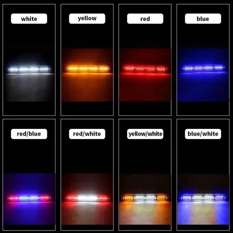 24LED Car Emergency Strobe Lights Hazard Warning Beacon Lights Car Flashing Lights Side Lamp 12V-24V 1