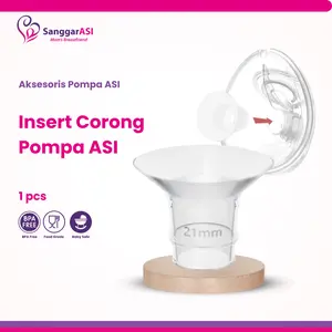 Sanggar ASI Insert Silikon – Adaptor Corong Pompa ASI Lembut & BPA Free
