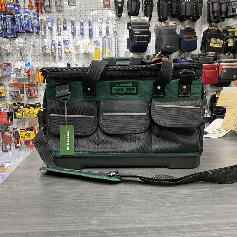 Túi đồ nghề vuông có nắp đậy chống nước Greener 23 inch 50x30x28cm