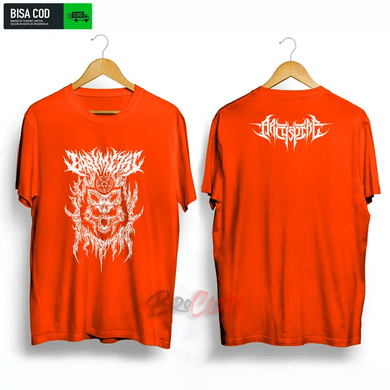 Kaos Baju Oblong Lengan Pendek Distro Pria Wanita Dewasa Kata Kata Nyindir Keren Terbaru 2025 Metal Santai Crew Neck Polos Hitam Branded Fit 6