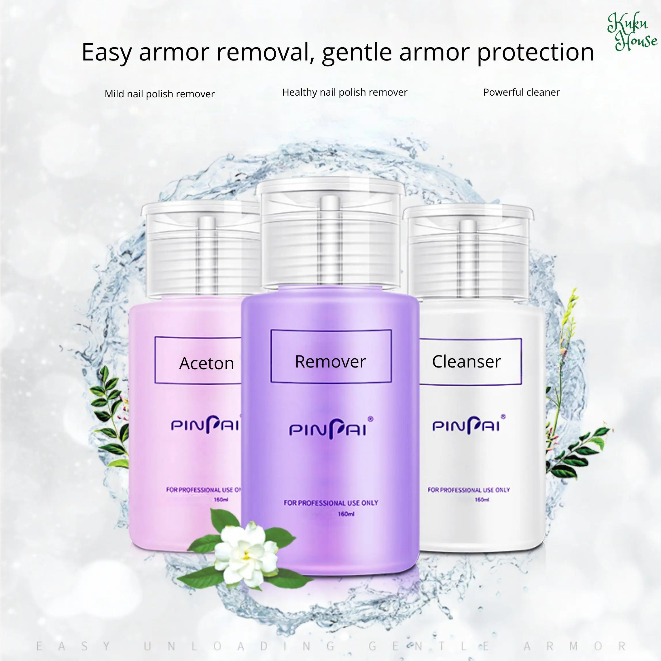 Pinpai Water Remover / Cleanser / Aseton / Pembersih kutek Gel / Cleansr polygel / Pembersih kutek water base kutek biasa Cat Kuku Cairan Nail