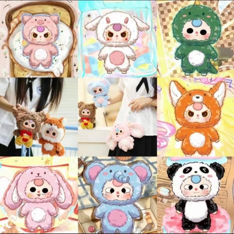 BABY Three V3 |BB3| BÉ 3 - Đồ chơi Blind box - Hộp mù - Toy - Thú Bông ( giá 1 box 1 bé thú bông) 8