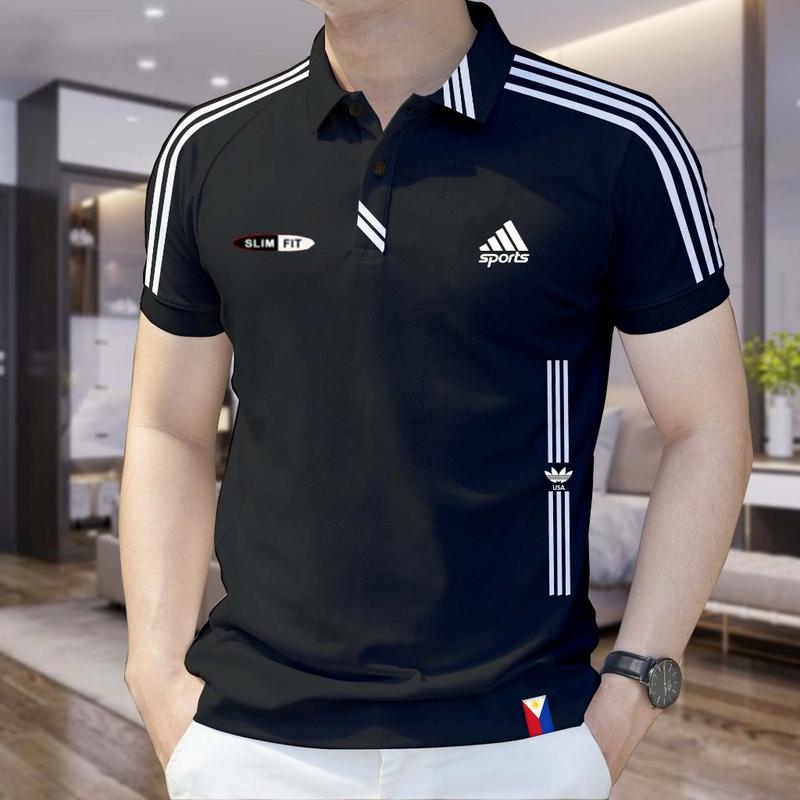 Áo Polo Cho Nam, Trang Trọng, Làm Bằng Cotton, Phong Cách Thời Trang, Mẫu 2025 polo  viet 0