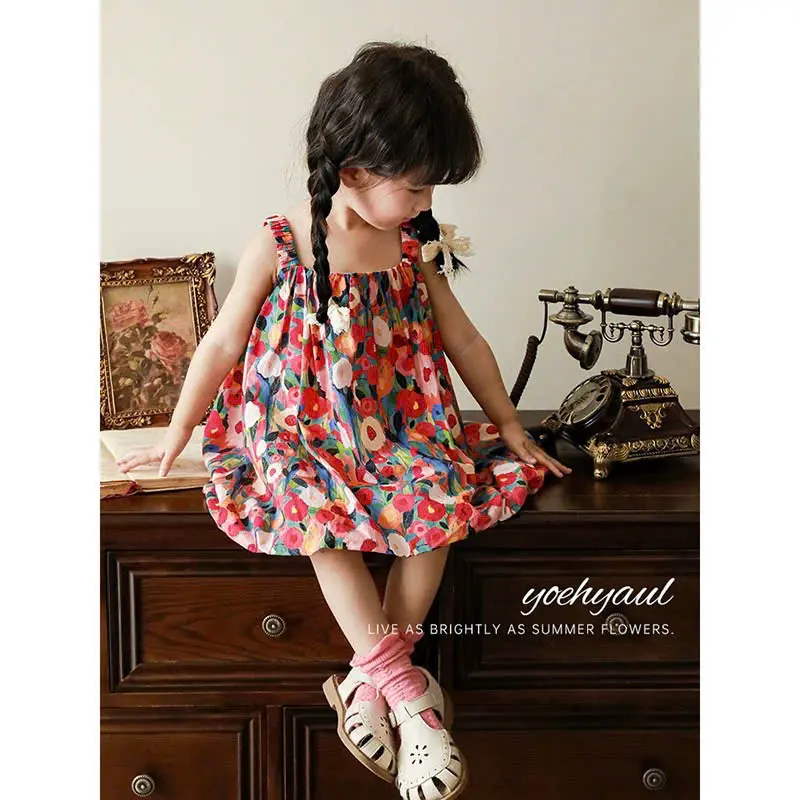 Tina.Kids-Váy hoa mùa hè QCCC màu sắc nổi bật cho gái yêu 2