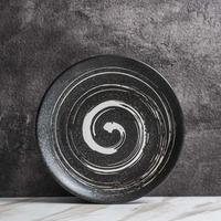 Gambar Vanity Black Salad Plate 8" / Piring makan cantik unik Kitchenware dari Brewsuniq Store Kota Medan 1 Tokopedia