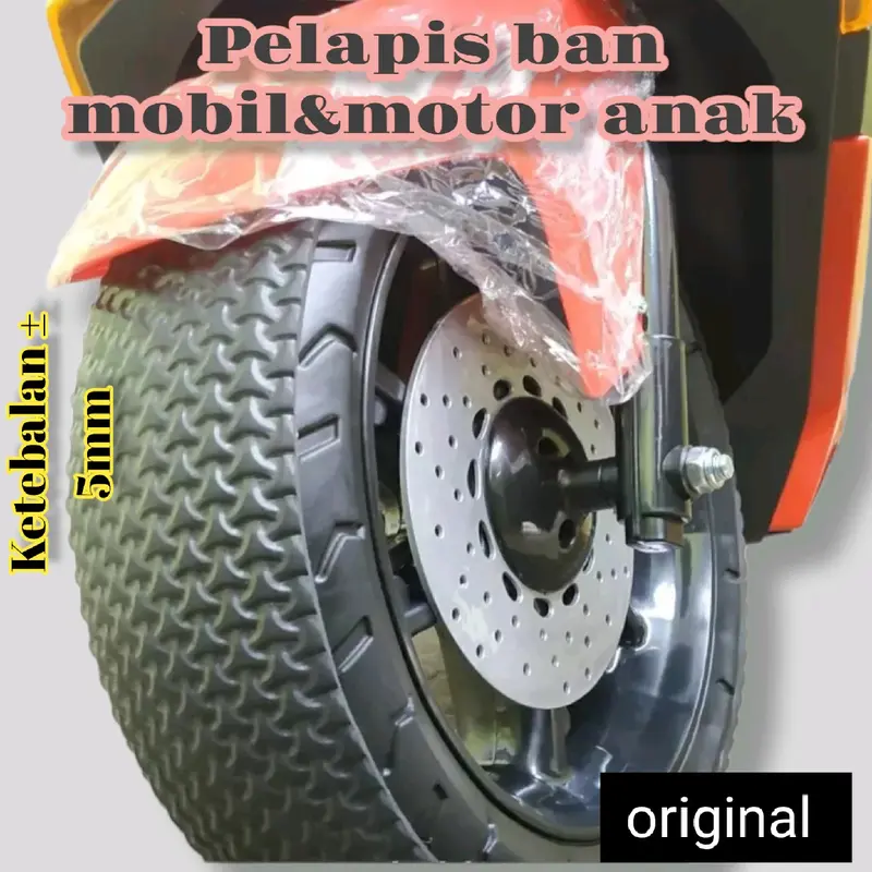pelapis ban motor/mobil aki anak anak bahan eva spon ati Car 3