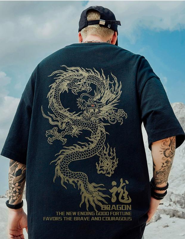 [TD Store] Áo thun Tết 2024 in hình rồng Dragon cực ngầu