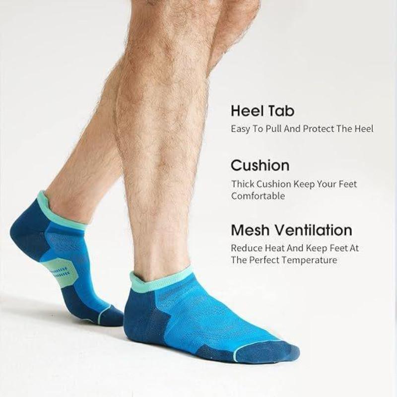 Product Introduction of Men Sport Socks Athletic Running Socks Compression Running Ankle Low Cut Ankle Socks 4