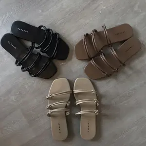 Sandal Flat Wanita Straps Tali Kekinian Terbaru Sendal Teplek Flip Flop