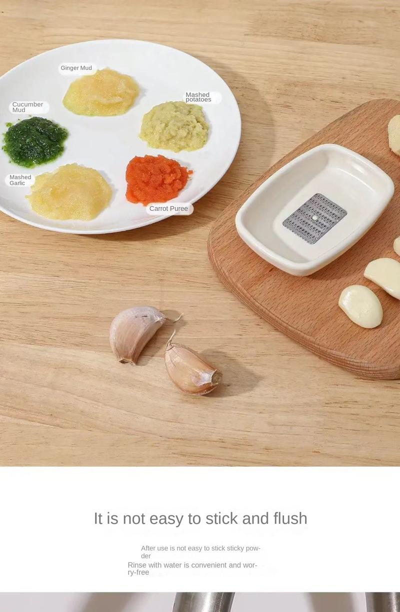Product Introduction of Máy xay gừng và hành lá bằng tay, đa chức năng, cho nhà bếp, máy xay tỏi bằng tay, máy hủy và xay mù tạt Wasabi 5