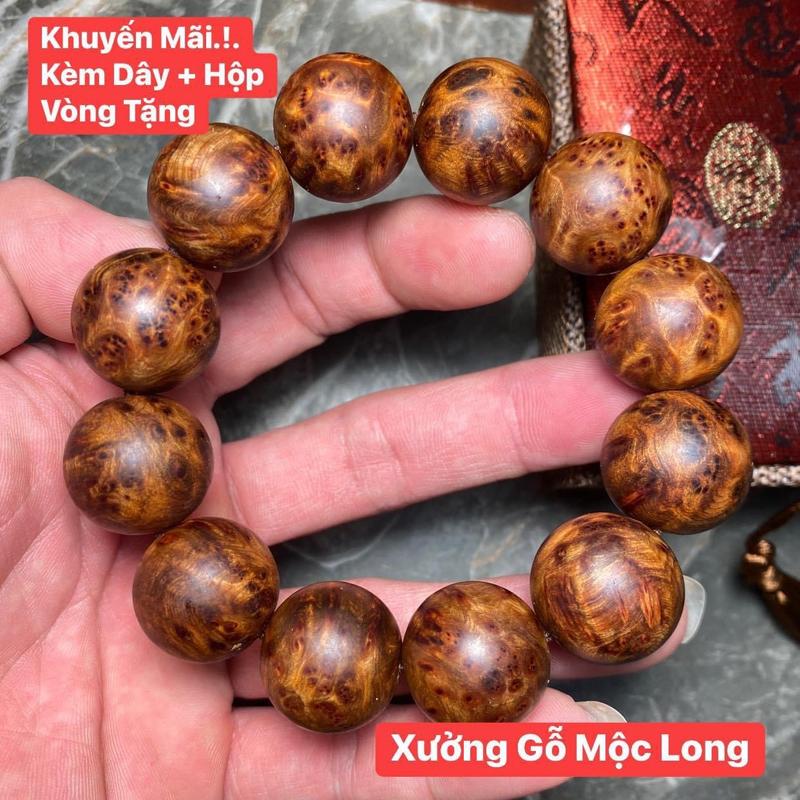 [CHÌM VIP] Vòng Gỗ Nu Ngọc Am Chìm VIP Hà Giang Thơm Ngọt ( TTặng Vòng Bách Xanh )