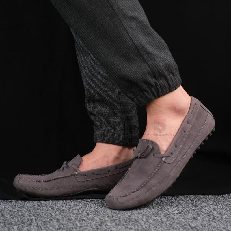 Crusers - Sepatu Formal Slip On Loafers Pria Sepatu Pria Casual Pantofel Kulit Suede Original Minning Distro - Sepatu Pria Kerja Kantor Kuliah Wisuda Pesta Nikahan Kondangan Gaya Santai Pria Loafers SLip On Keren Trendi Kekinian 1
