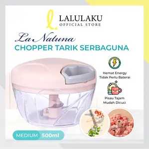 LALULAKU Blender Tangan Tarik MANUAL CHOPPER Alat Pencacah Bumbu Dapur