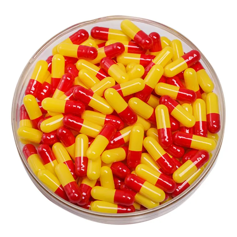 Vỏ viên nang bột y tế, 1000 chiếc, trong suốt, rỗng, với gelatin, Rỗng và tách biệt 2