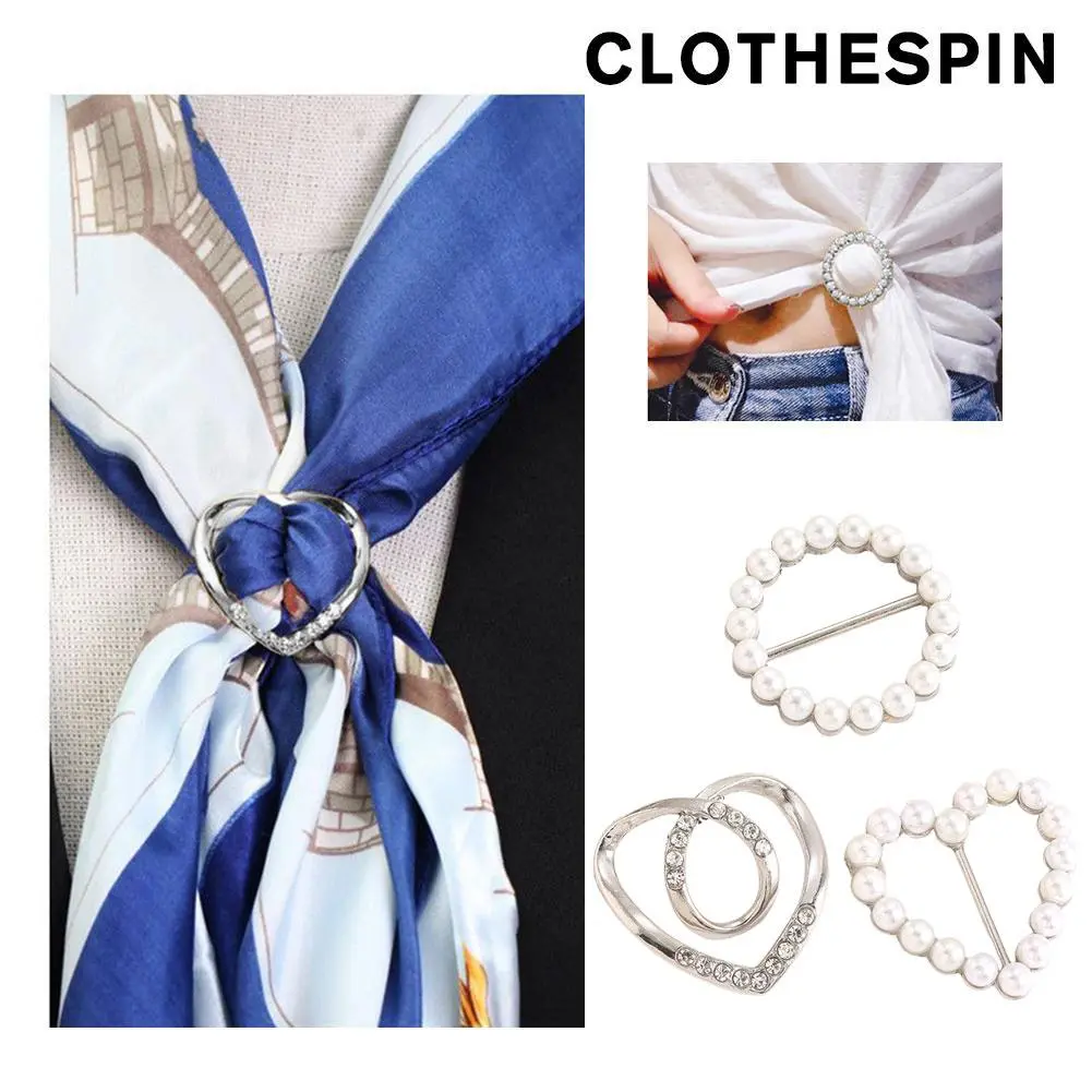 Button Fixed Waist Artifact Knotted Belt Hem High-end Shirt Shirt Buckle Korean Of Version C0S6