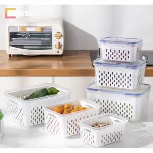 FULLSET KERANJANG SARINGAN/ 2 WARNA/ KERANJANG TIRIS SAYUR & BUAH Sayuran